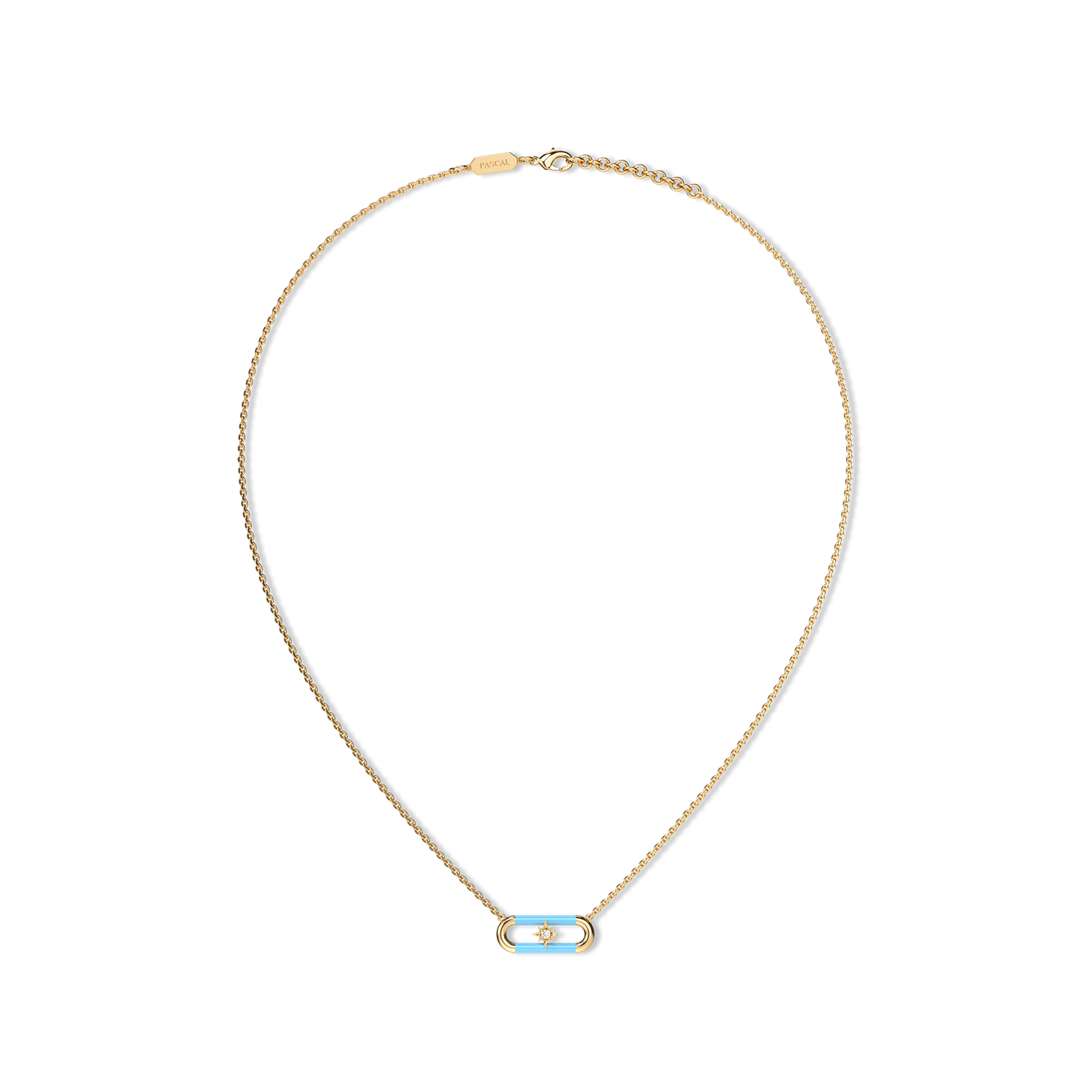 Element Party Diamond Enamel Necklace