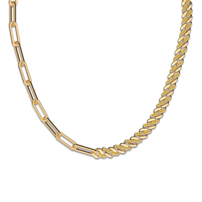 Fusion Multi Chain Diamond Necklace