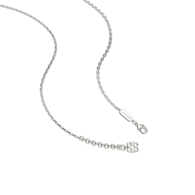 Vitalität Street-Mutige Street Style Halskette (Silber)