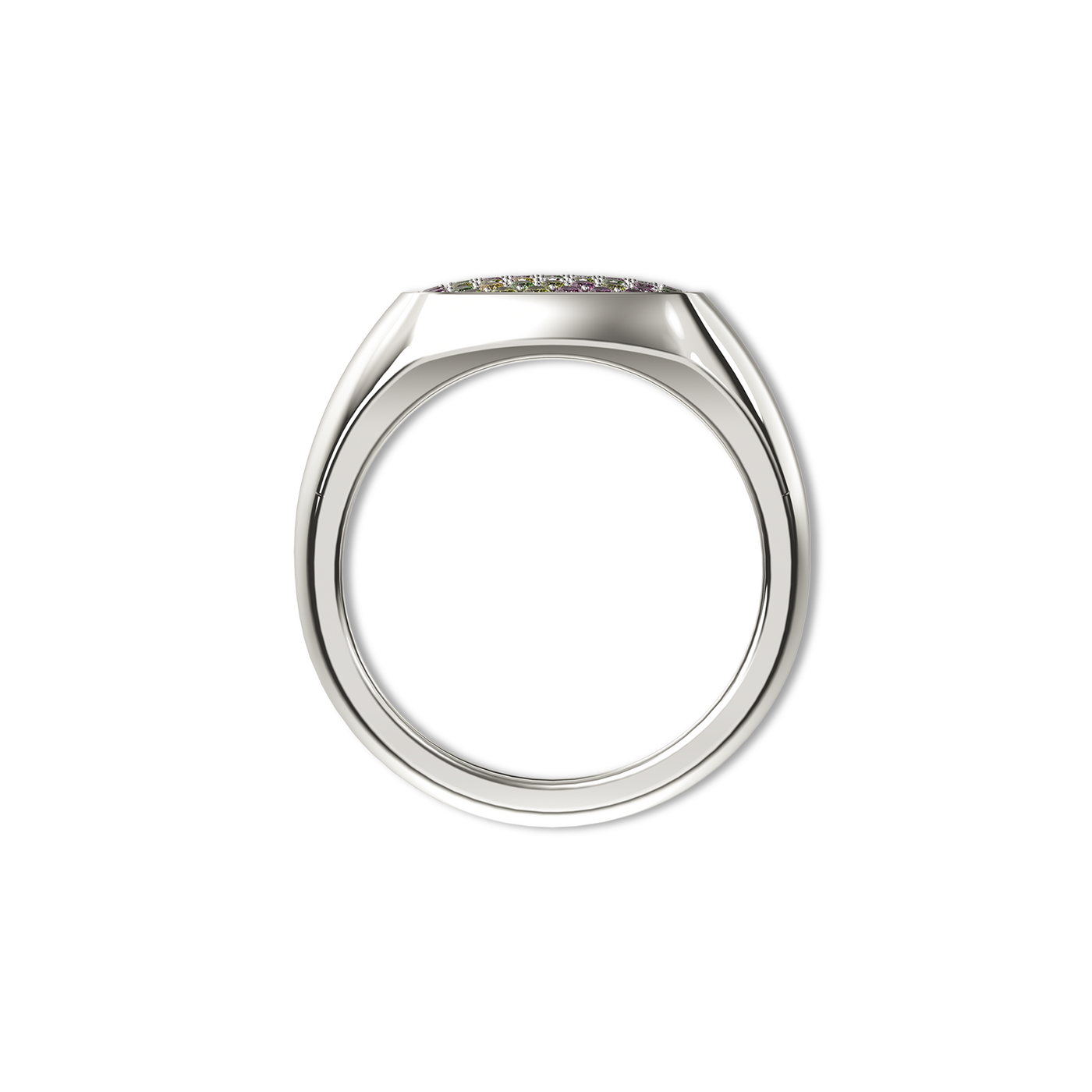 Majestic Diamond Signet Ring