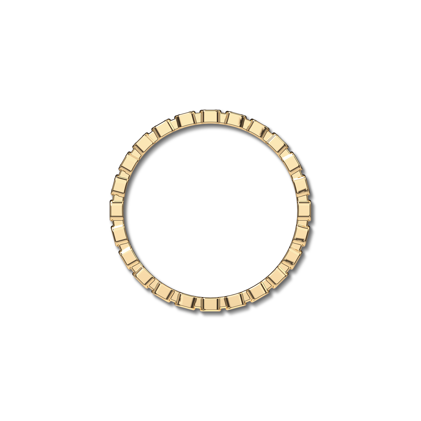 Eternity-Ring mit Quadrille-Mosaik