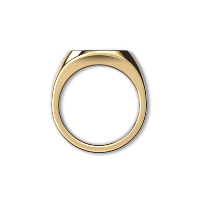 Mélange Cancer Diamond Signet Ring