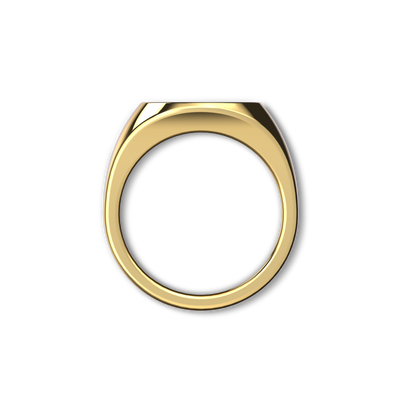 Mélange Virgo Diamond Signet Ring