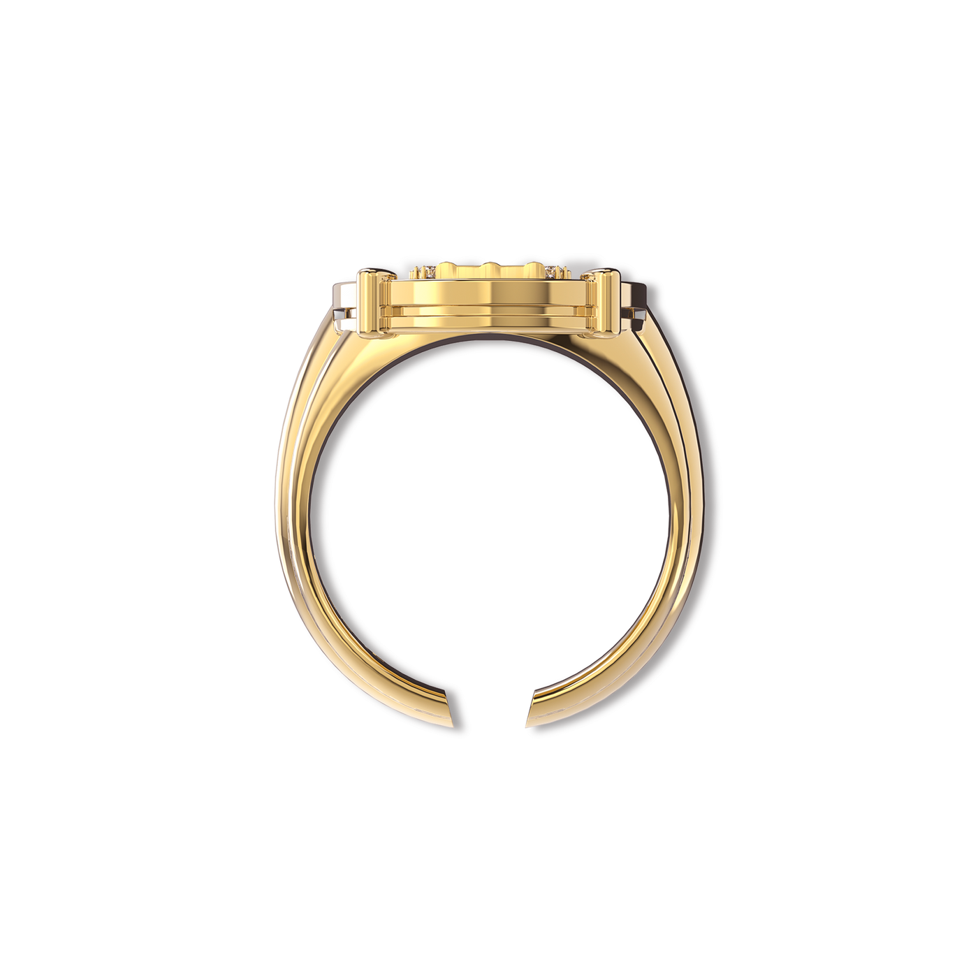 Libra Agate Diamond Ring