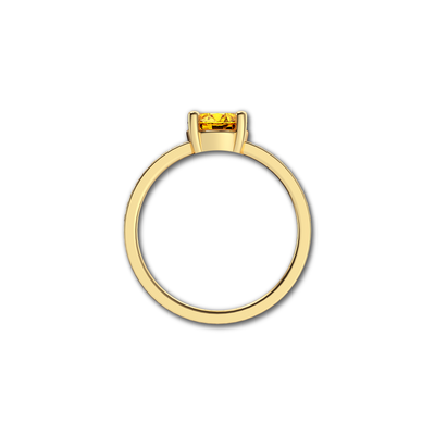 Solitaire Round Cut Diamond Eternity Ring