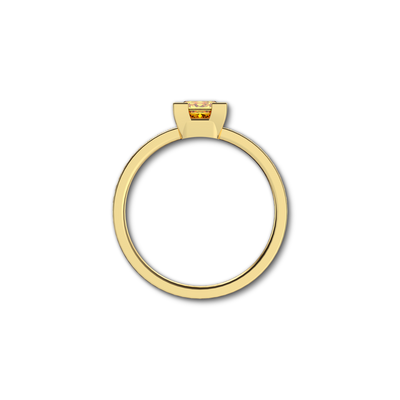 Solitaire Princess Cut Diamond Eternity Ring