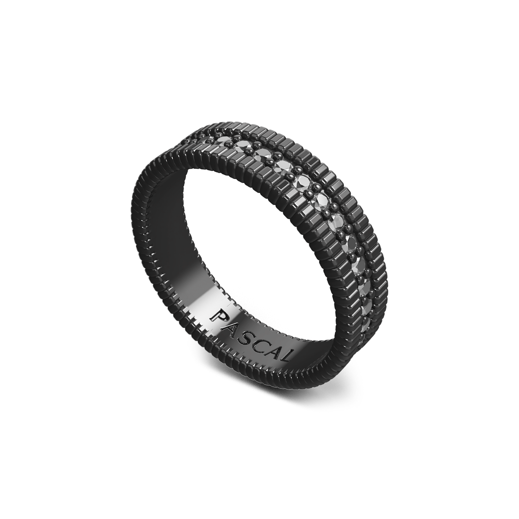 PASCAL | CLASSIC BLACK DIAMOND BAND RING