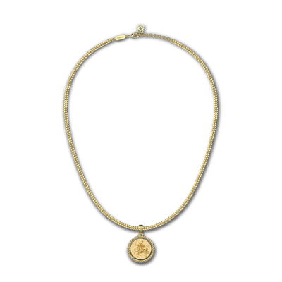 Collar de diamante Sagitario reversible