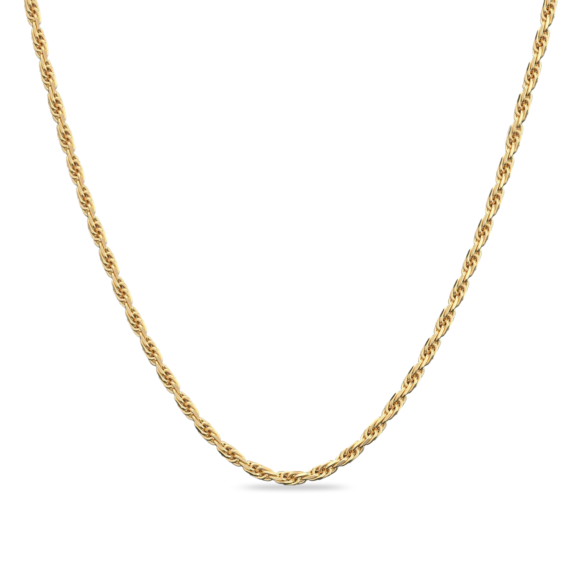 Rope Chain, 2mm - PASCAL#color_18k-yellow-gold-vermeil