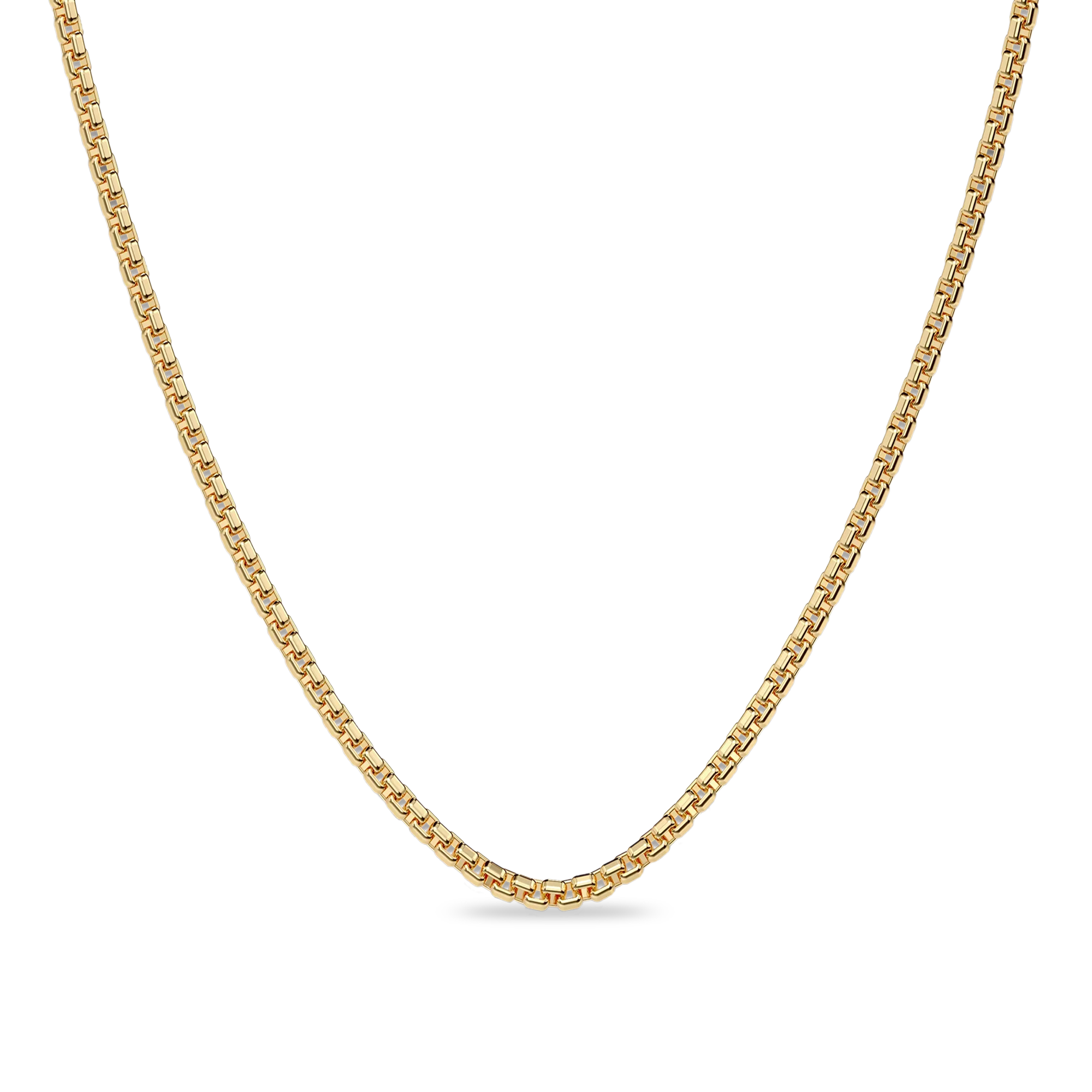 Round Box Chain, 4mm - PASCAL#color_18k-yellow-gold-vermeil