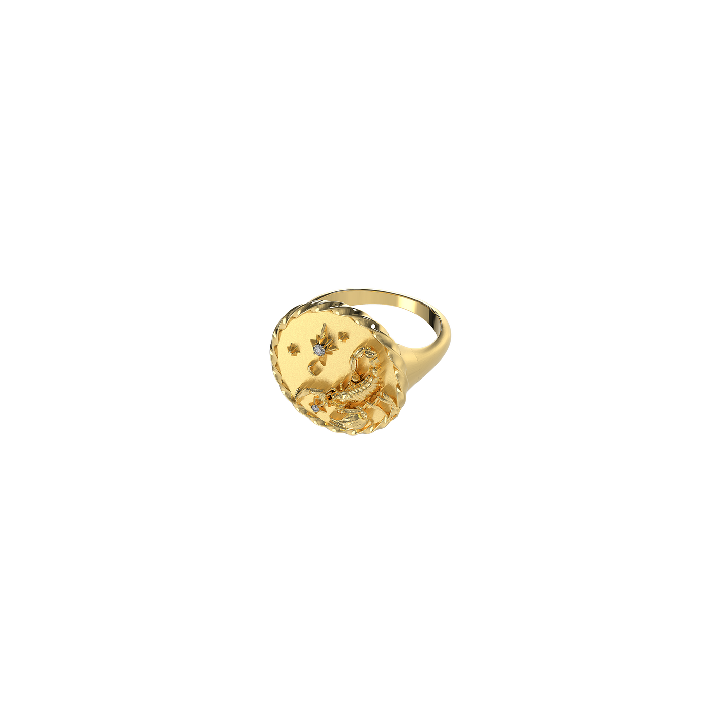 Anillo de sello de Escorpio