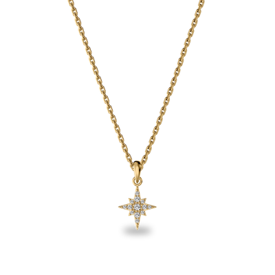 Shining Star Diamond Necklace- PASCAL