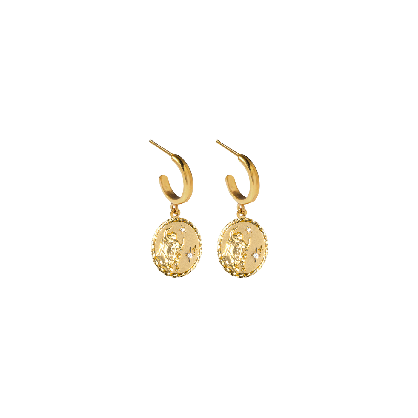 Taurus Amulet Earrings