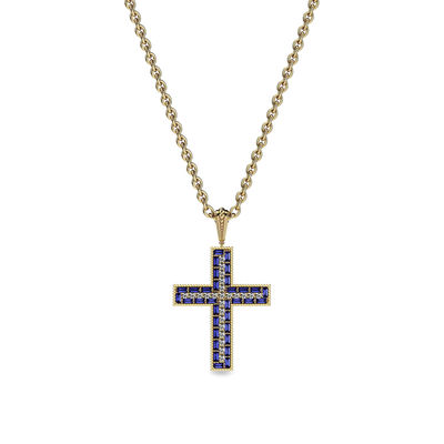 Colgante de Cruz de Diamante Vetustus