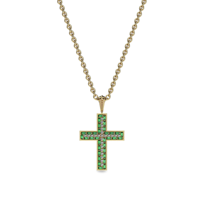 Colgante de Cruz de Diamante Vetustus