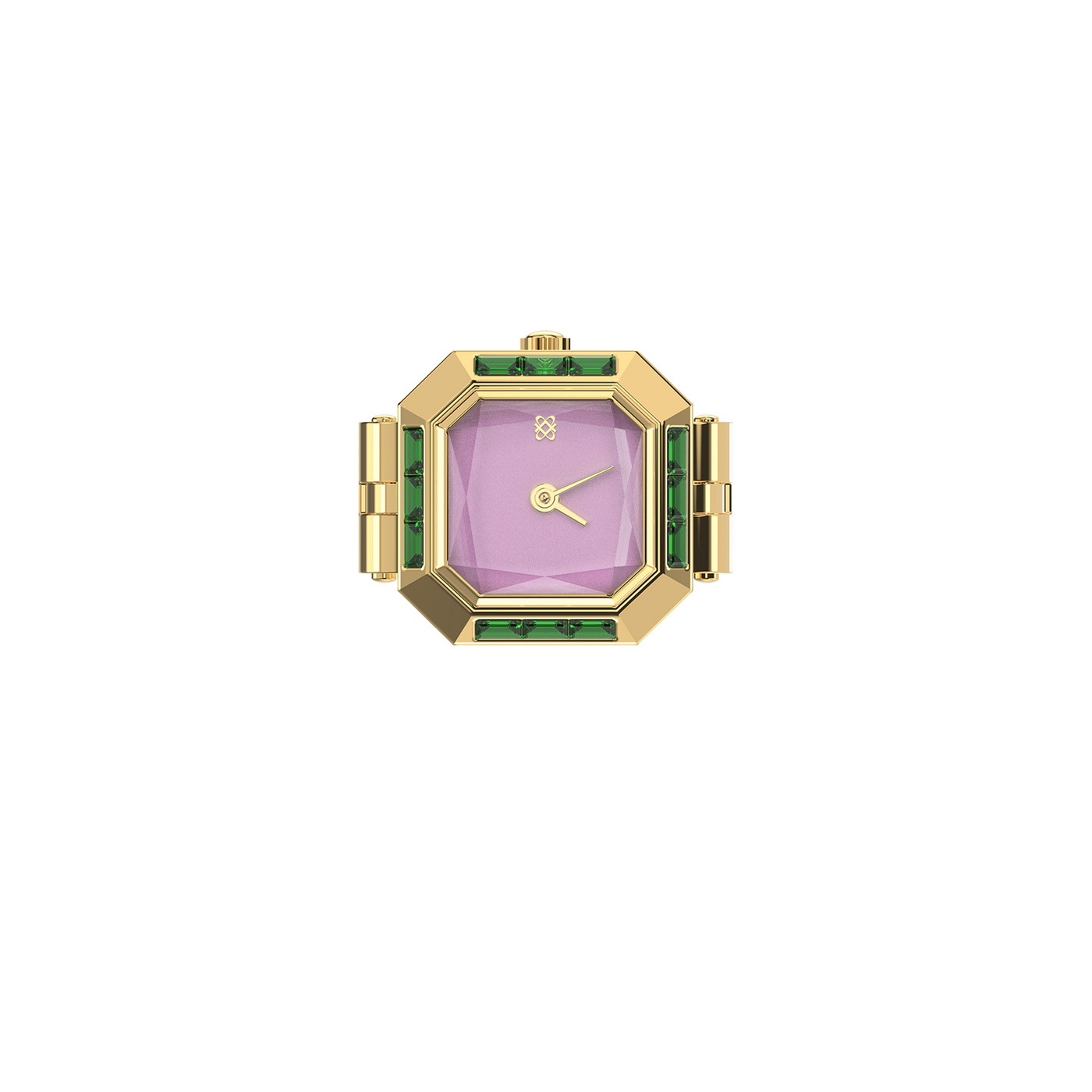 Sofia Prism Cocktail Watch Ring