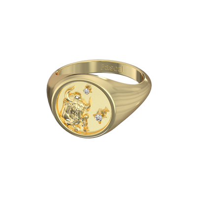 Taurus Signet Ring