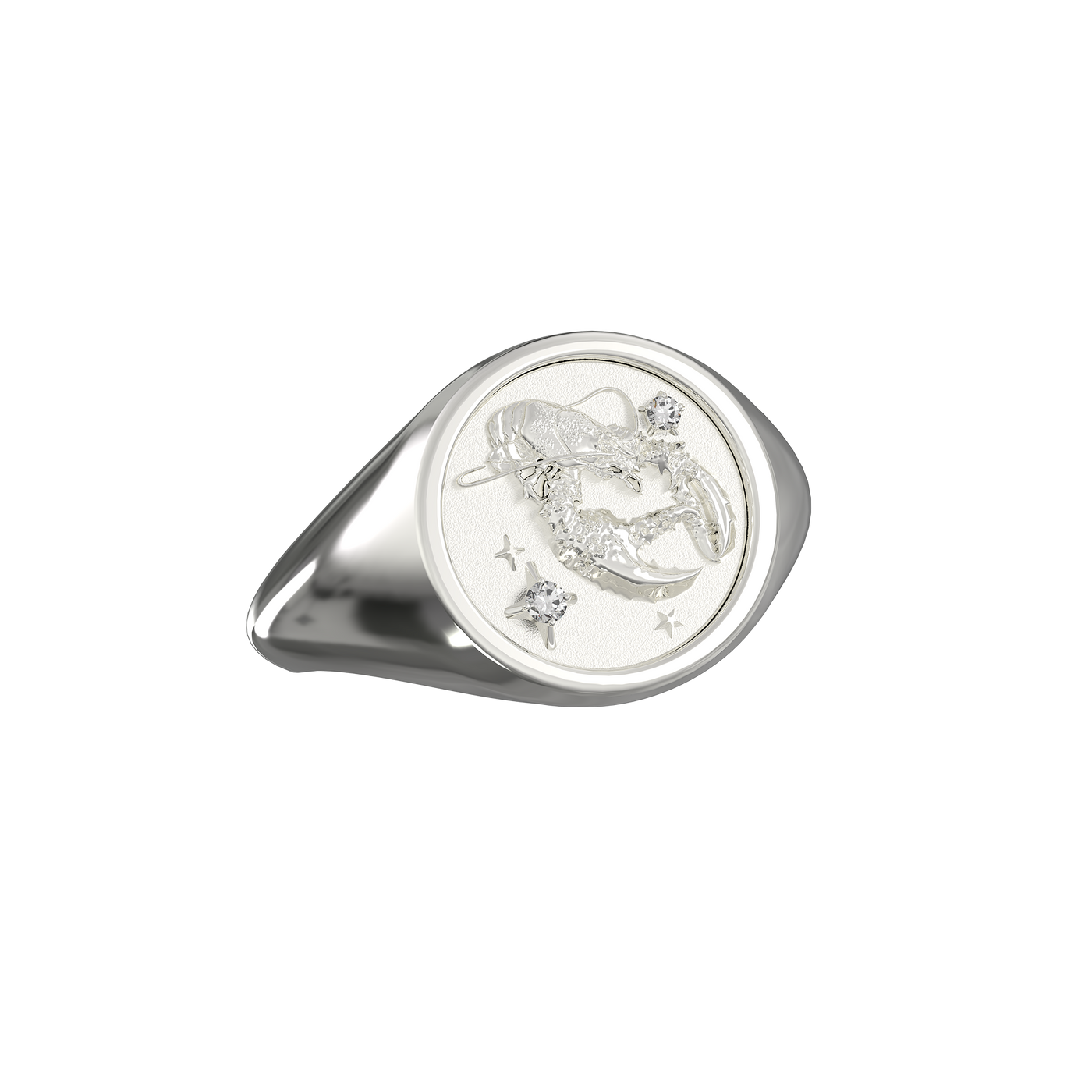 Cancer Small Signet Ring