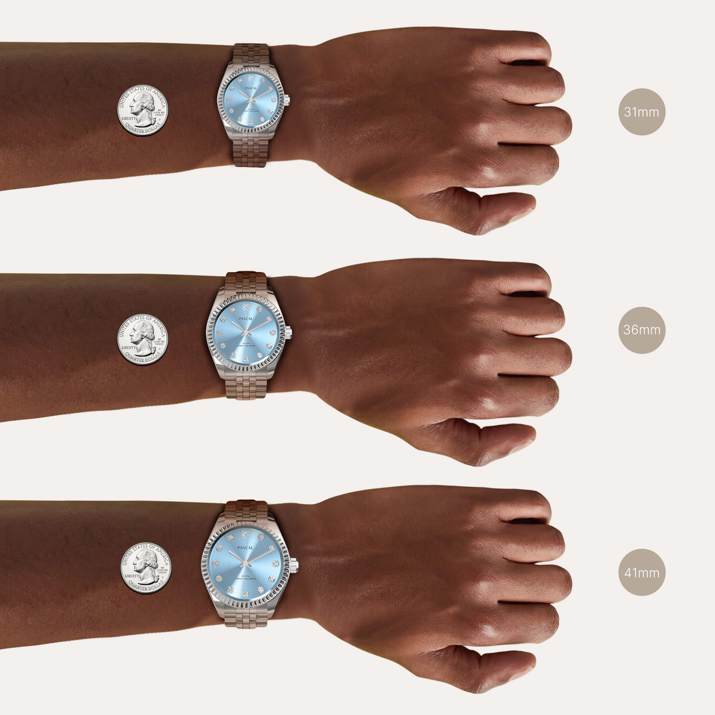 PASCAL | TIMELESS CLASSIC DIAMOND WATCH