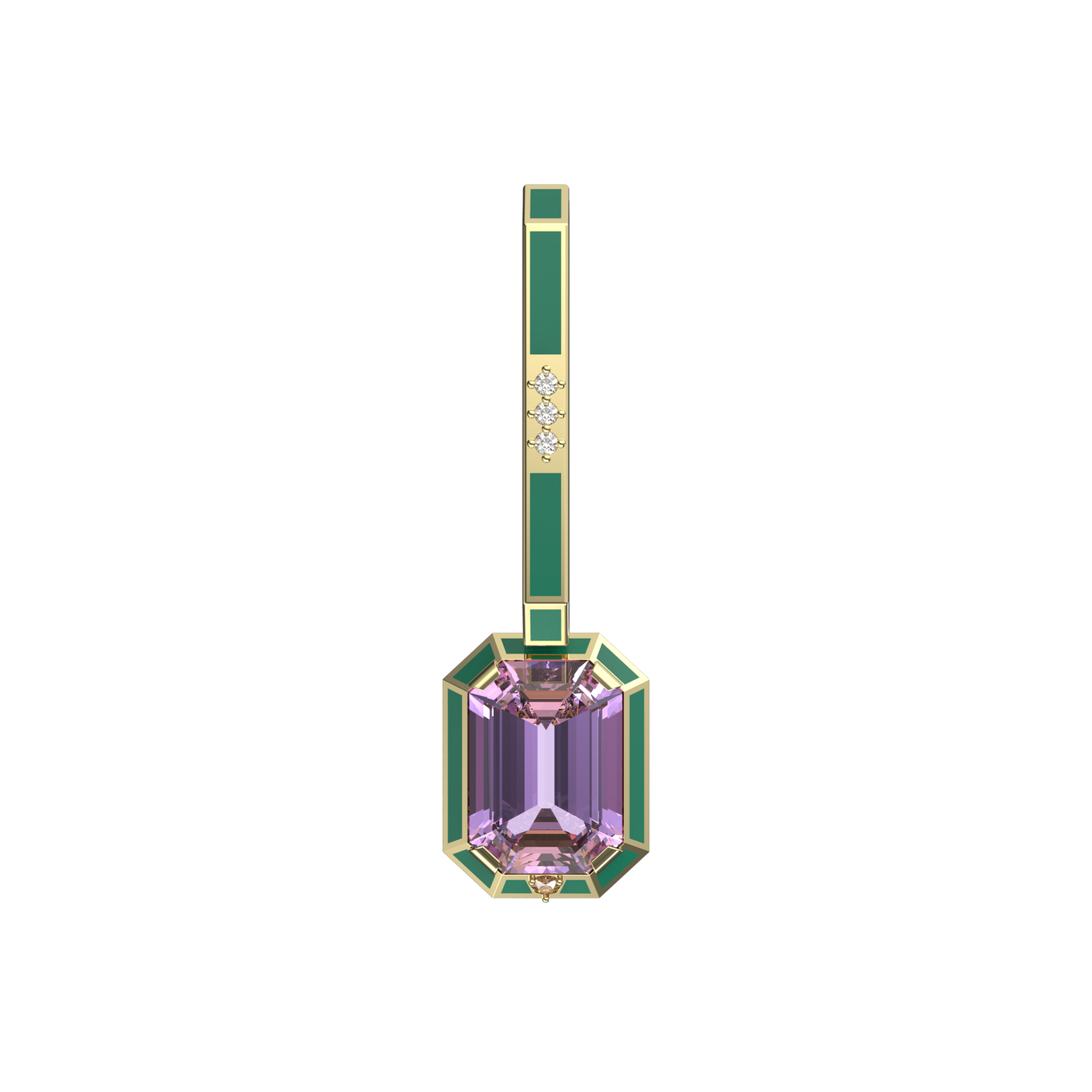 Artdeco Prism Diamant Single örhängen