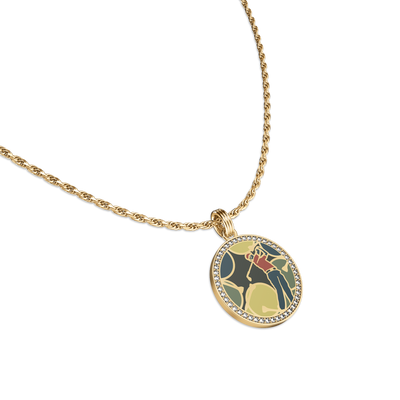 'Victory Emblem' Golf Diamond Pendant