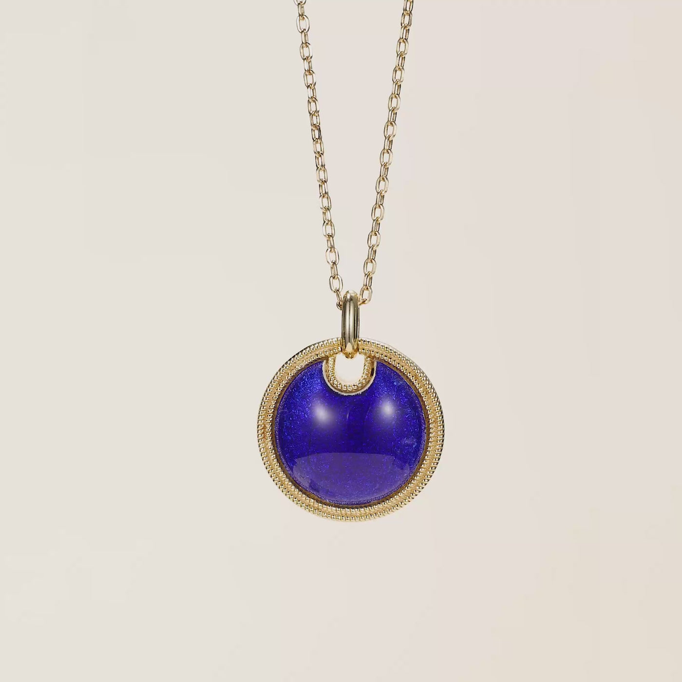 ‘Universe’ Enamel Rope Necklace, Round