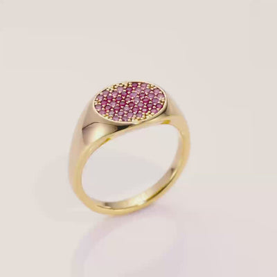 Mélange Cancer Pinky Ring