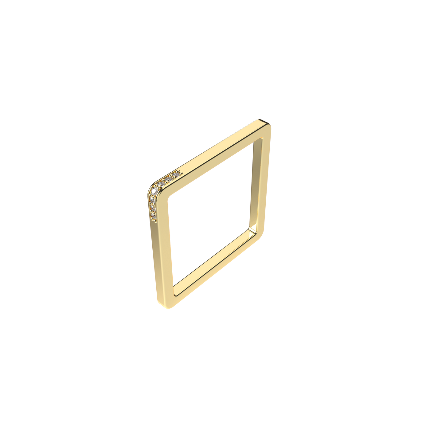 Rectangular Luxe Stacking Ring