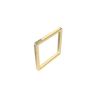 Rectangular Luxe Stacking Ring