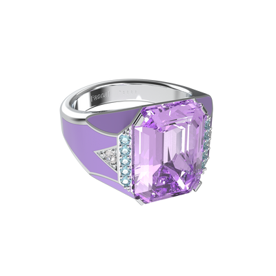 Artdeco Prism Diamant cocktail ringe