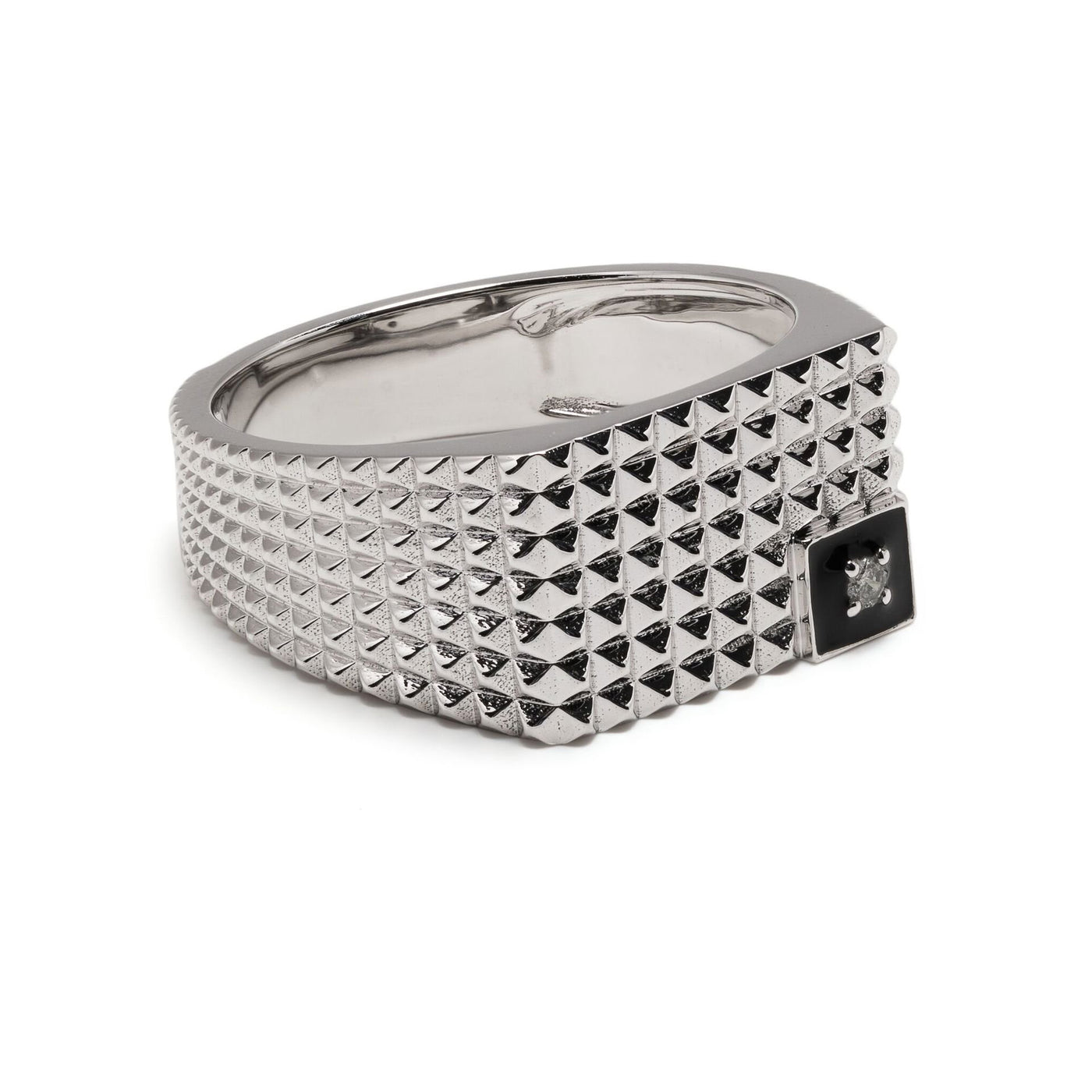 Bague diamant Chevaliere picotti