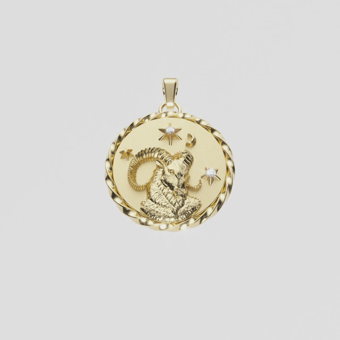 Zodiac Amulet Pendant